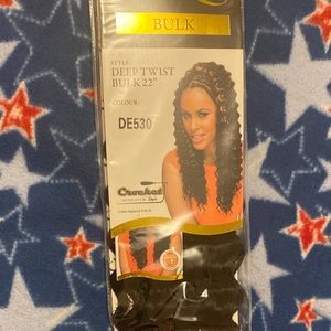 Virgin human hair 22 inches brown